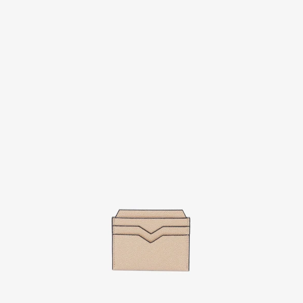 Valextra 4CC Card Case in Powder Pink | Wallets & Purses | Coveti