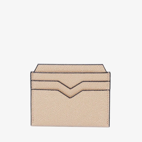 Valextra 4CC Card Case in Powder Pink | Wallets & Purses | Coveti