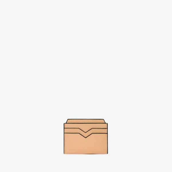 Valextra 4CC Card Case in Sunset Orange | Wallets & Purses | Coveti