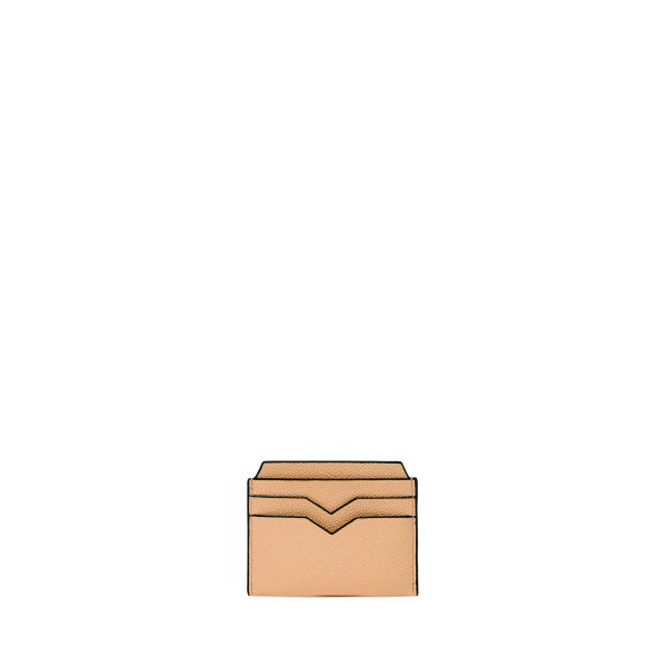 Valextra 4CC Card Case in Sunset Orange | Wallets & Purses | Coveti