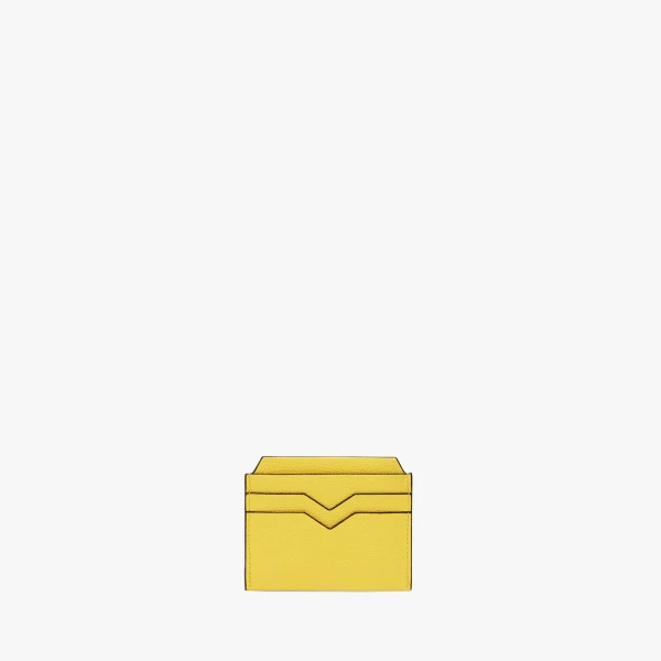 Valextra 4CC Card Case in Yellow | Wallets & Purses | Coveti
