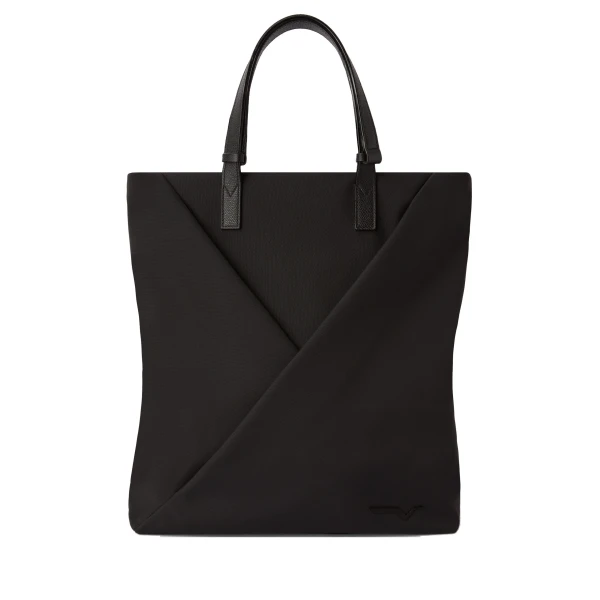 Valextra Assoluto Tote Bag in Black | Men Bags | Coveti