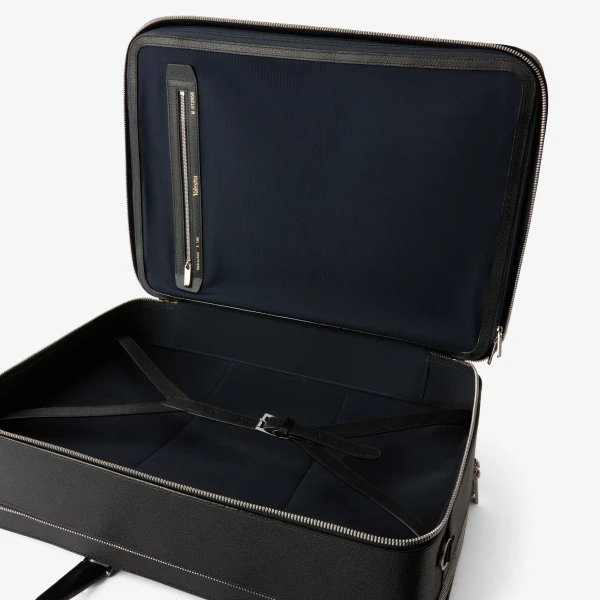 Valextra Avietta Travel Bag Two Chambers in Black | Men Bags | Coveti