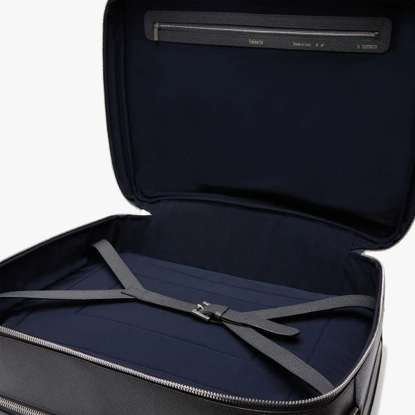Valextra Avietta Travel Bag Two Chambers in Smokey Grey | Totes & Top-Handle Bags | Coveti