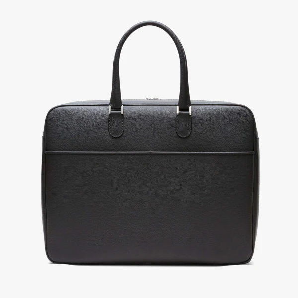 Valextra Avietta Travel Bag Two Chambers in Smokey Grey | Totes & Top-Handle Bags | Coveti