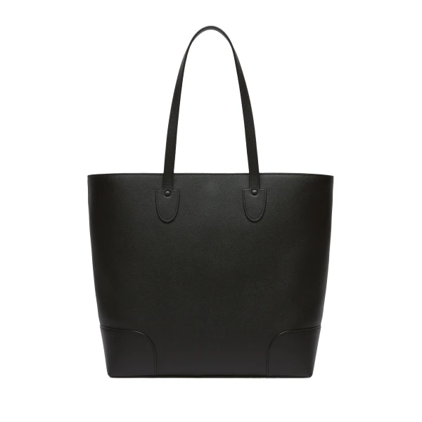Valextra Babila Tote Large Bag in Black | Men Bags | Coveti