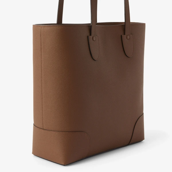 Valextra Babila Tote Medium Bag in Chocolate Brown | Men Bags | Coveti