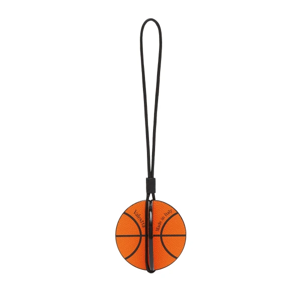 Basketball Charm in Orange and Black