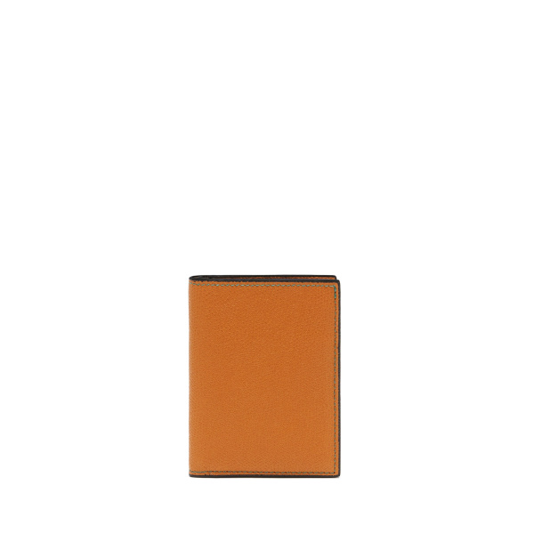 Valextra Bifold Wallet 4CC in Havana Brown | Wallets & Purses | Coveti