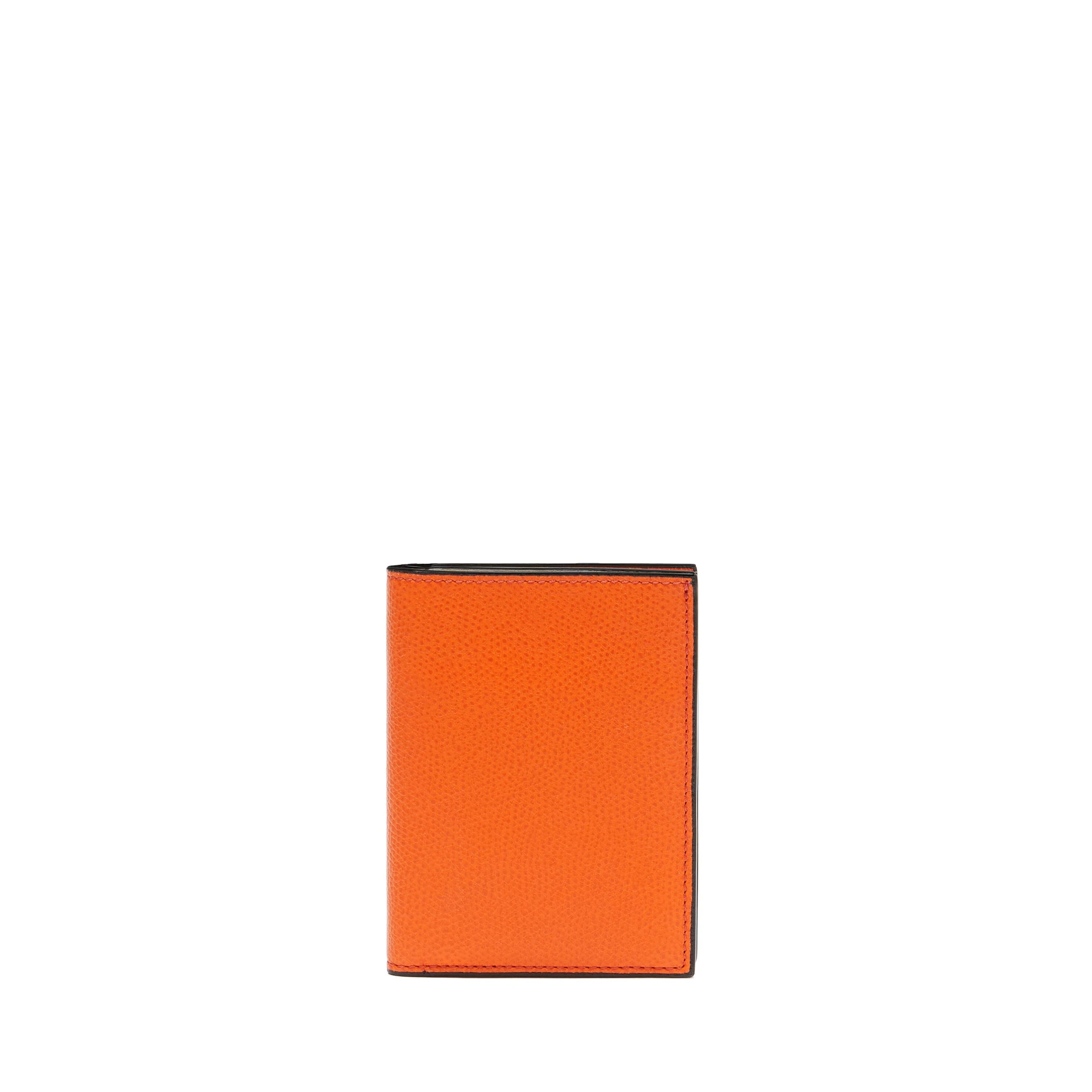 Valextra Bifold Wallet 4CC in Lobster Red Valextra Bifold Wallet 4CC in Lobster Red | Wallets & Purses | Coveti