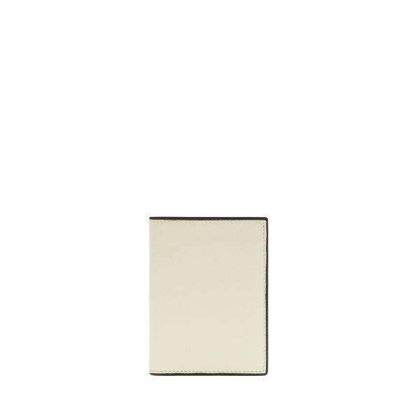 Valextra Bifold Wallet 4CC in Pergamena White | Wallets & Purses | Coveti