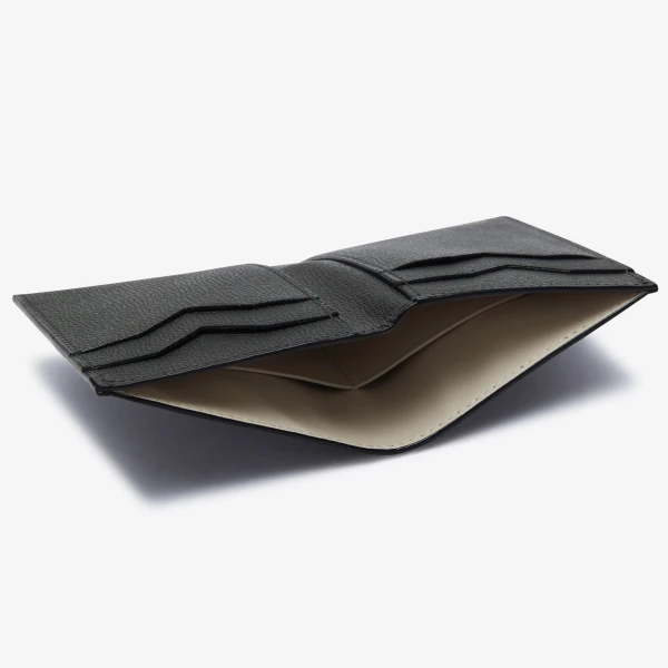 Valextra Bifold Wallet 4CC in Smokey Grey | Wallets & Purses | Coveti