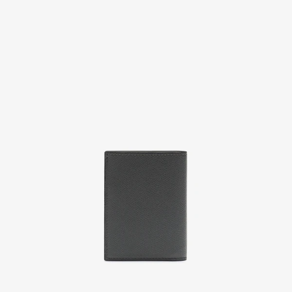 Valextra Bifold Wallet 4CC in Smokey Grey | Wallets & Purses | Coveti