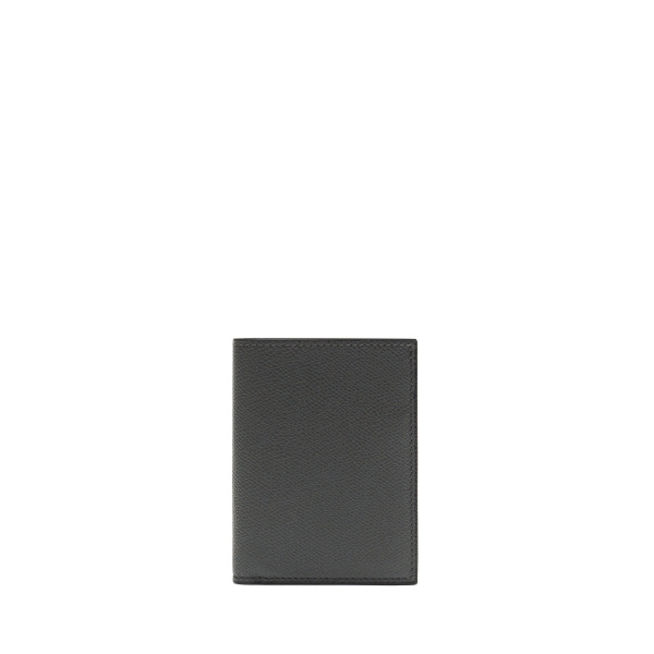 Valextra Bifold Wallet 4CC in Smokey Grey | Wallets & Purses | Coveti