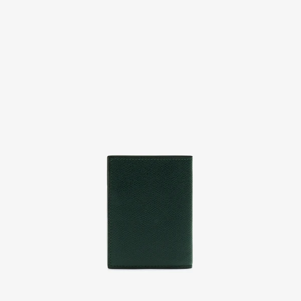 Valextra Bifold Wallet 4CC in Valextra Green | Wallets & Purses | Coveti