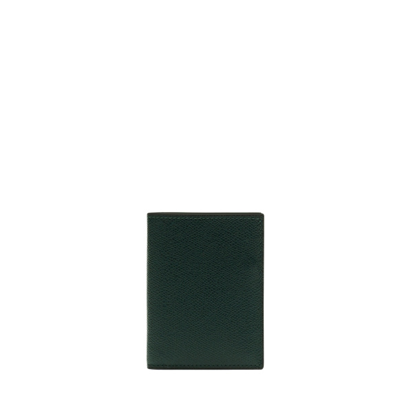 Valextra Bifold Wallet 4CC in Valextra Green | Wallets & Purses | Coveti