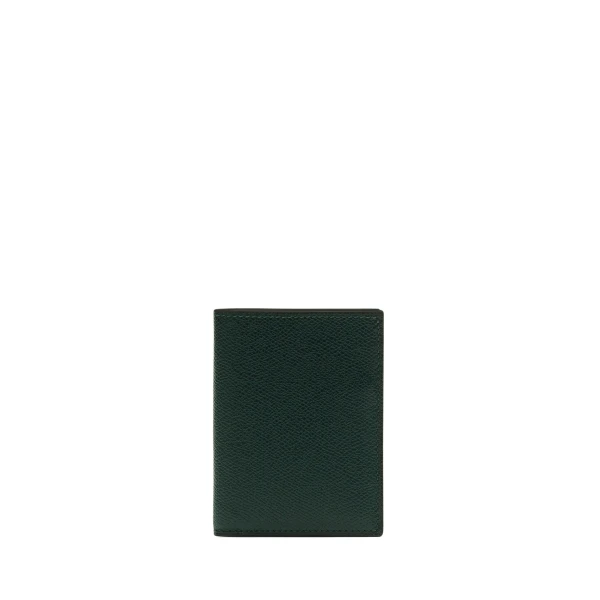 Valextra Bifold Wallet 4CC in Valextra Green | Wallets & Purses | Coveti