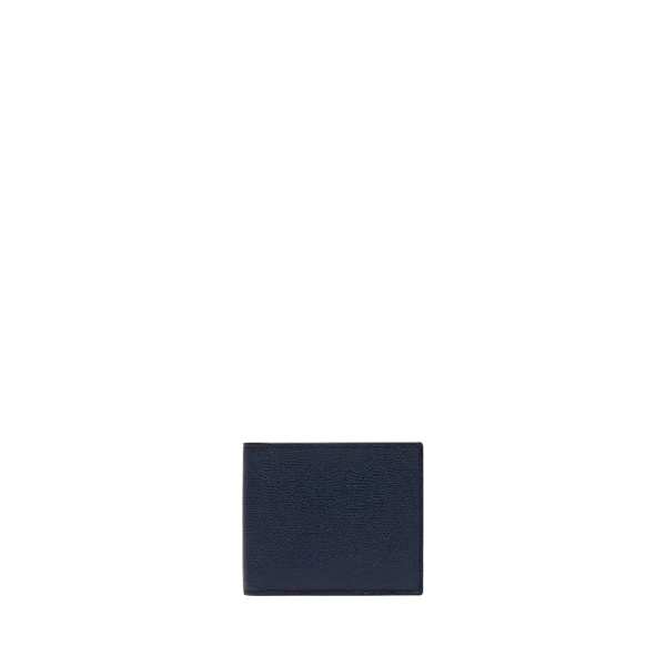 Valextra Bifold Wallet 6CC in Dark Blue | Cases | Coveti
