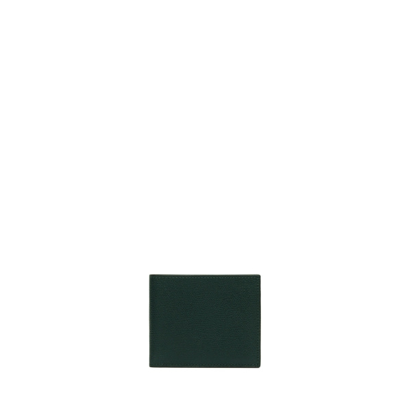 Valextra Bifold Wallet 6CC in Valextra Green | Cases | Coveti