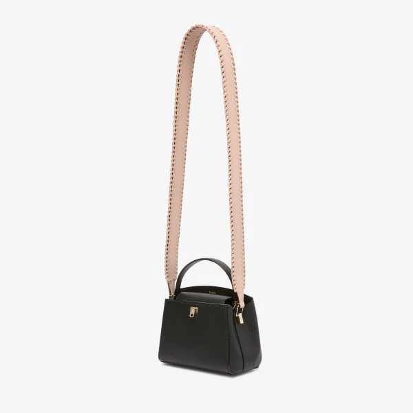 Valextra Braided Shoulder Strap in Bonne Mine Pink | Bag Straps | Coveti