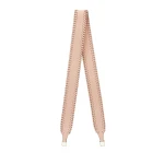Valextra Braided Shoulder Strap in Bonne Mine Pink | Bag Straps | Coveti