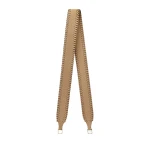 Valextra Braided Shoulder Strap in Cashmere Beige | Bag Straps | Coveti