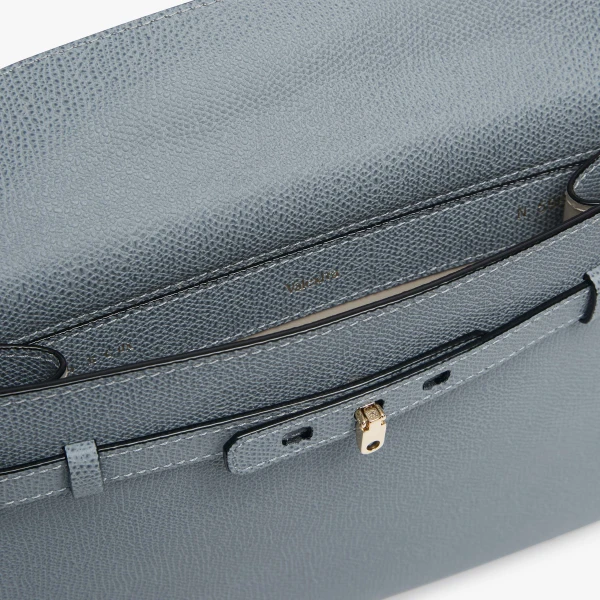 Valextra Brera B-Tracollina Crossbody Bag in Niagara Blue | Shoulder & Crossbody Bags | Coveti