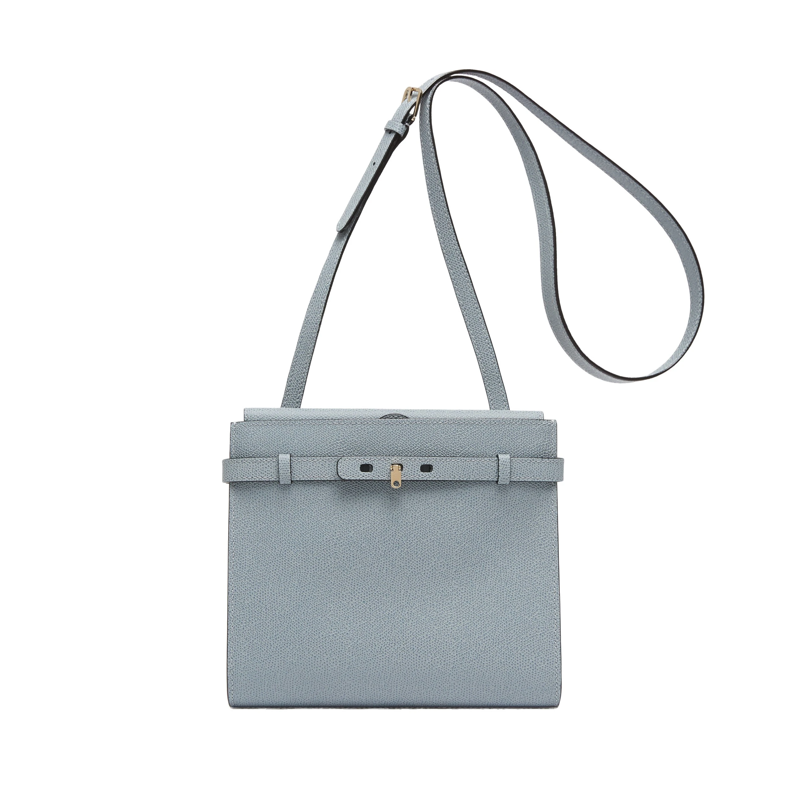 Valextra Brera B-Tracollina Crossbody Bag in Niagara Blue Valextra Brera B-Tracollina Crossbody Bag in Niagara Blue | Shoulder & Crossbody Bags | Coveti