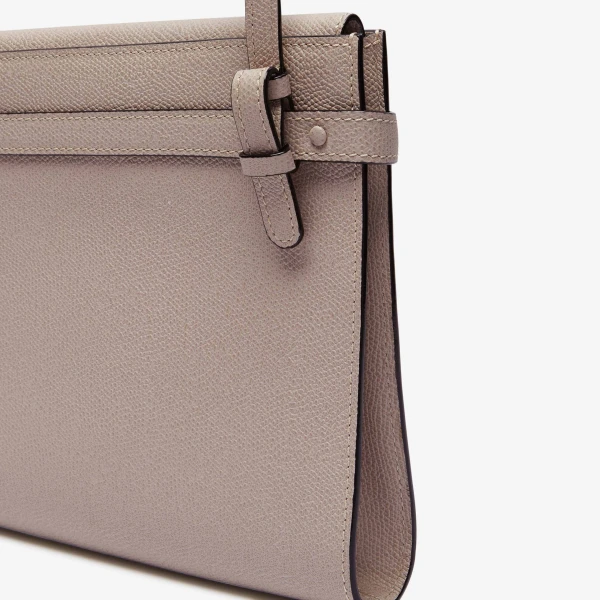 Valextra Brera B-Tracollina Crossbody Bag in Nude Pink | Shoulder & Crossbody Bags | Coveti