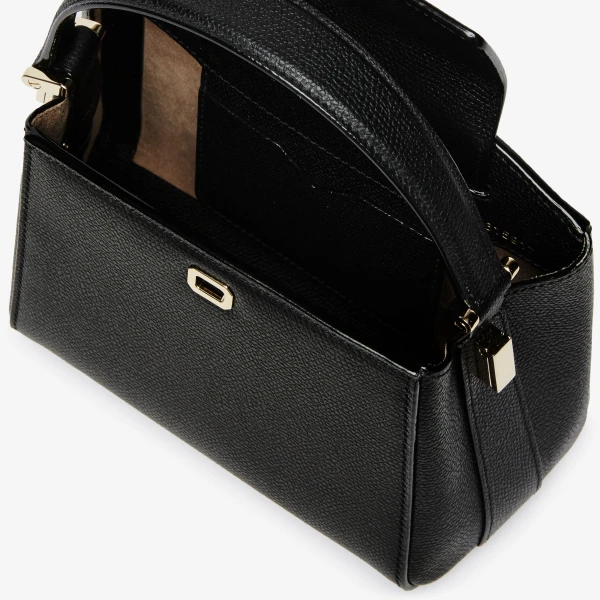 Valextra Brera Crossbody Micro Bag in Black | Shoulder & Crossbody Bags | Coveti