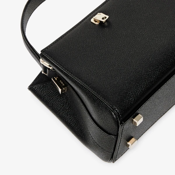 Valextra Brera Crossbody Micro Bag in Black | Shoulder & Crossbody Bags | Coveti