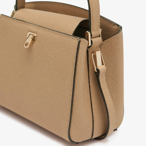 Valextra Brera Crossbody Micro Bag in Cashmere Beige | Shoulder & Crossbody Bags | Coveti