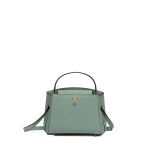 Valextra Brera Crossbody Micro Bag in Eucalyptus Green | Shoulder & Crossbody Bags | Coveti