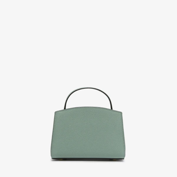 Valextra Brera Crossbody Micro Bag in Eucalyptus Green | Shoulder & Crossbody Bags | Coveti