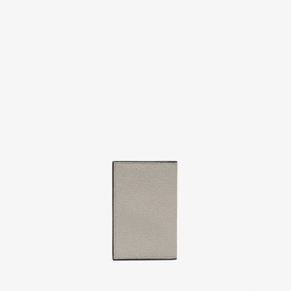 Valextra Card Case Onda in Ash Grey | Wallets & Purses | Coveti