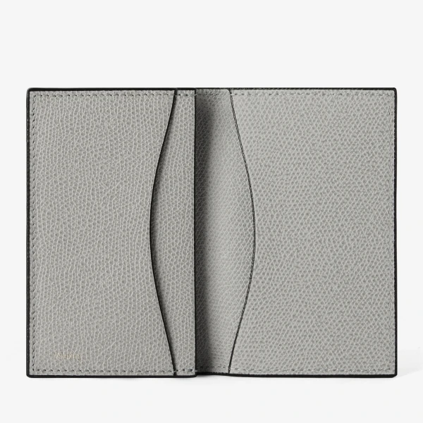 Valextra Card Case Onda in Ash Grey | Wallets & Purses | Coveti