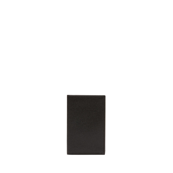 Valextra Card Case Onda in Black | Cases | Coveti