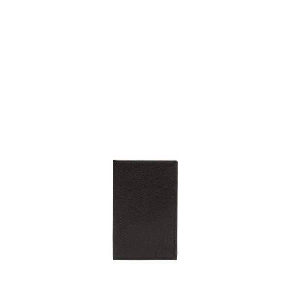 Valextra Card Case Onda in Black | Cases | Coveti