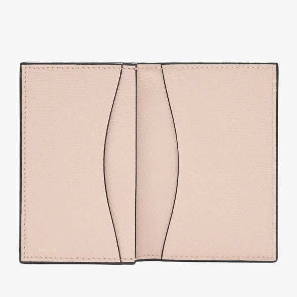 Valextra Card Case Onda in Bonne Mine Pink | Wallets & Purses | Coveti