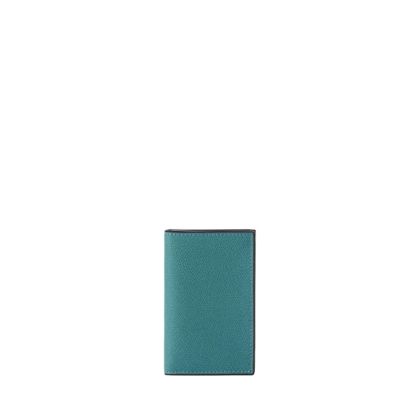 Card Case Onda in Bottle Green
