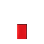 Valextra Card Case Onda in Crimson Red | Wallets & Purses | Coveti