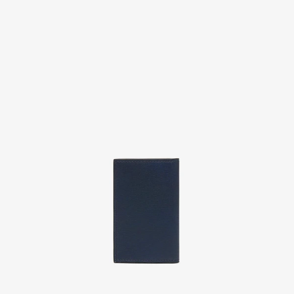 Valextra Card Case Onda in Dark Blue | Wallets & Purses | Coveti