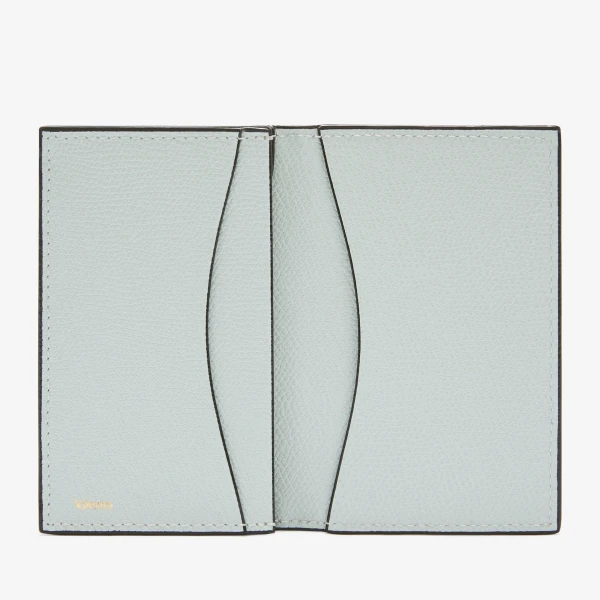 Valextra Card Case Onda in Ice | Wallets & Purses | Coveti
