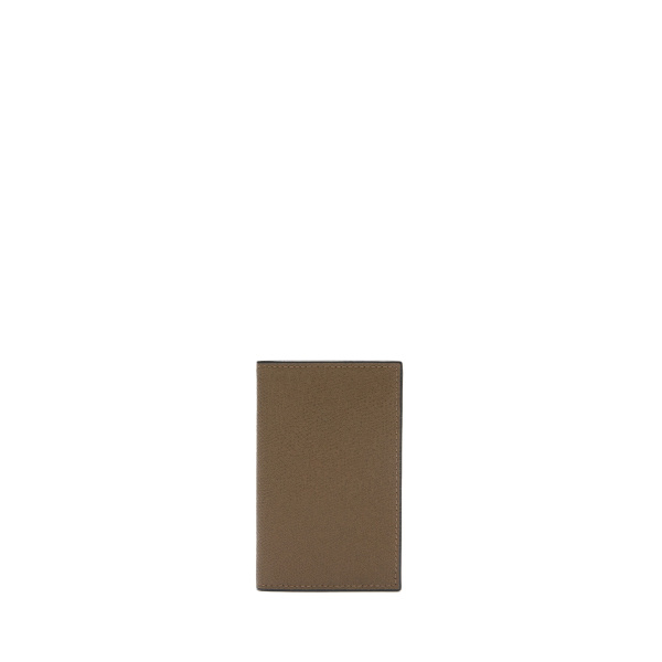 Valextra Card Case Onda in Khaki | Wallets & Purses | Coveti