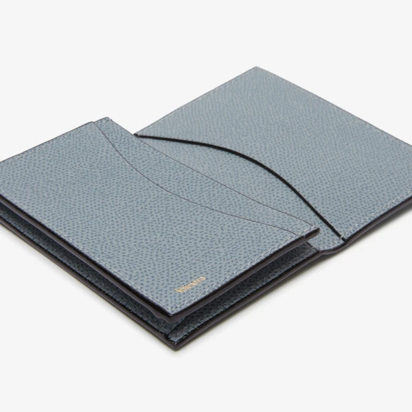 Valextra Card Case Onda in Niagara Blue | Cases | Coveti