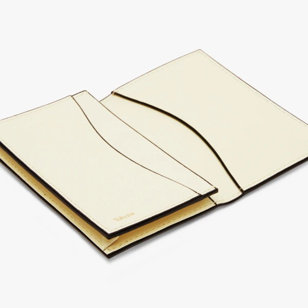 Valextra Card Case Onda in Pergamena White | Wallets & Purses | Coveti