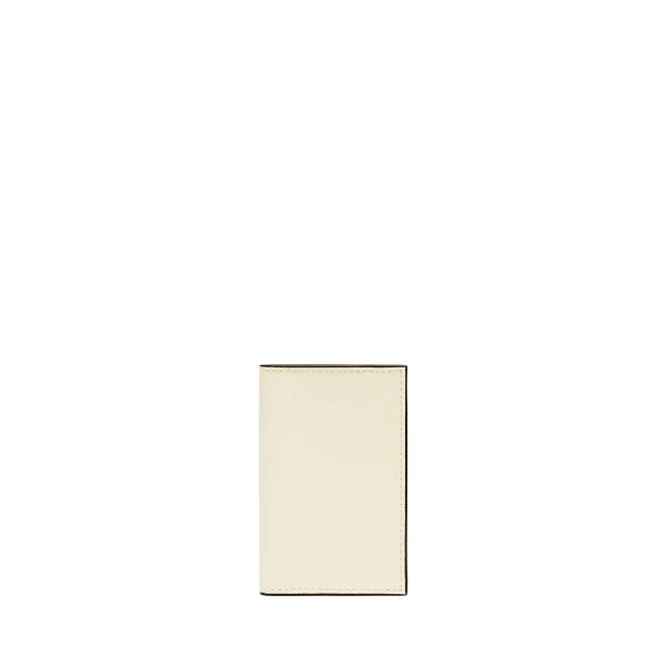 Card Case Onda in Pergamena White
