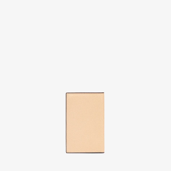 Valextra Card Case Onda in Powder Pink | Wallets & Purses | Coveti