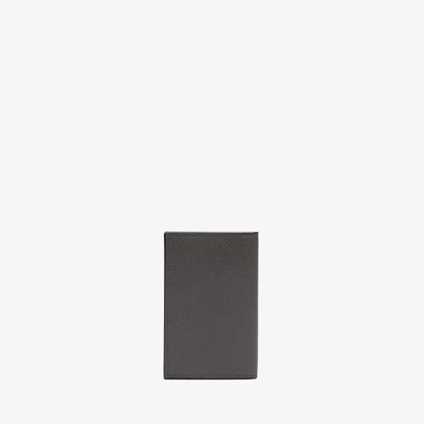 Valextra Card Case Onda in Smokey Grey | Wallets & Purses | Coveti