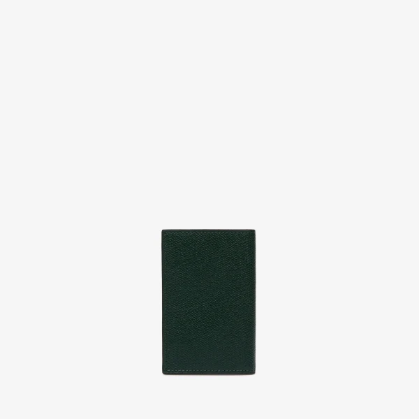Valextra Card Case Onda in Valextra Green | Cases | Coveti